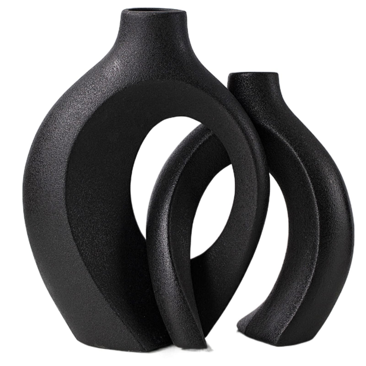 levvohd matte front view showing minimalist paired vases and modern benefit