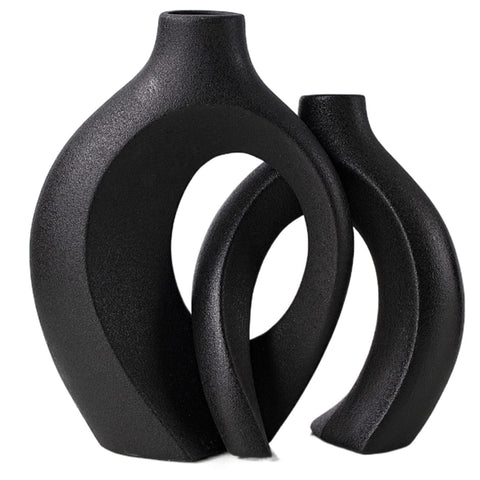 levvohd matte front view showing minimalist paired vases and modern benefit