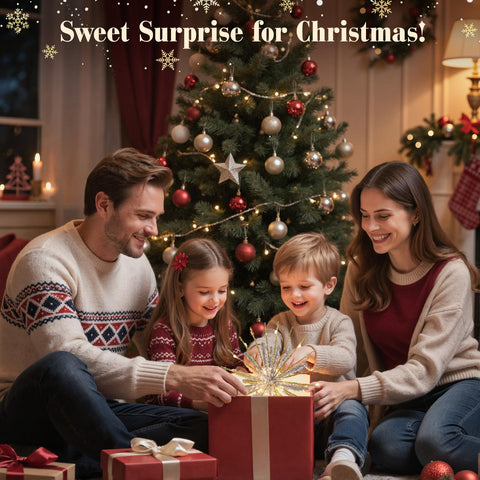 Lewondr snowflake in a living room by fireplace showing festive styling and mood benefit