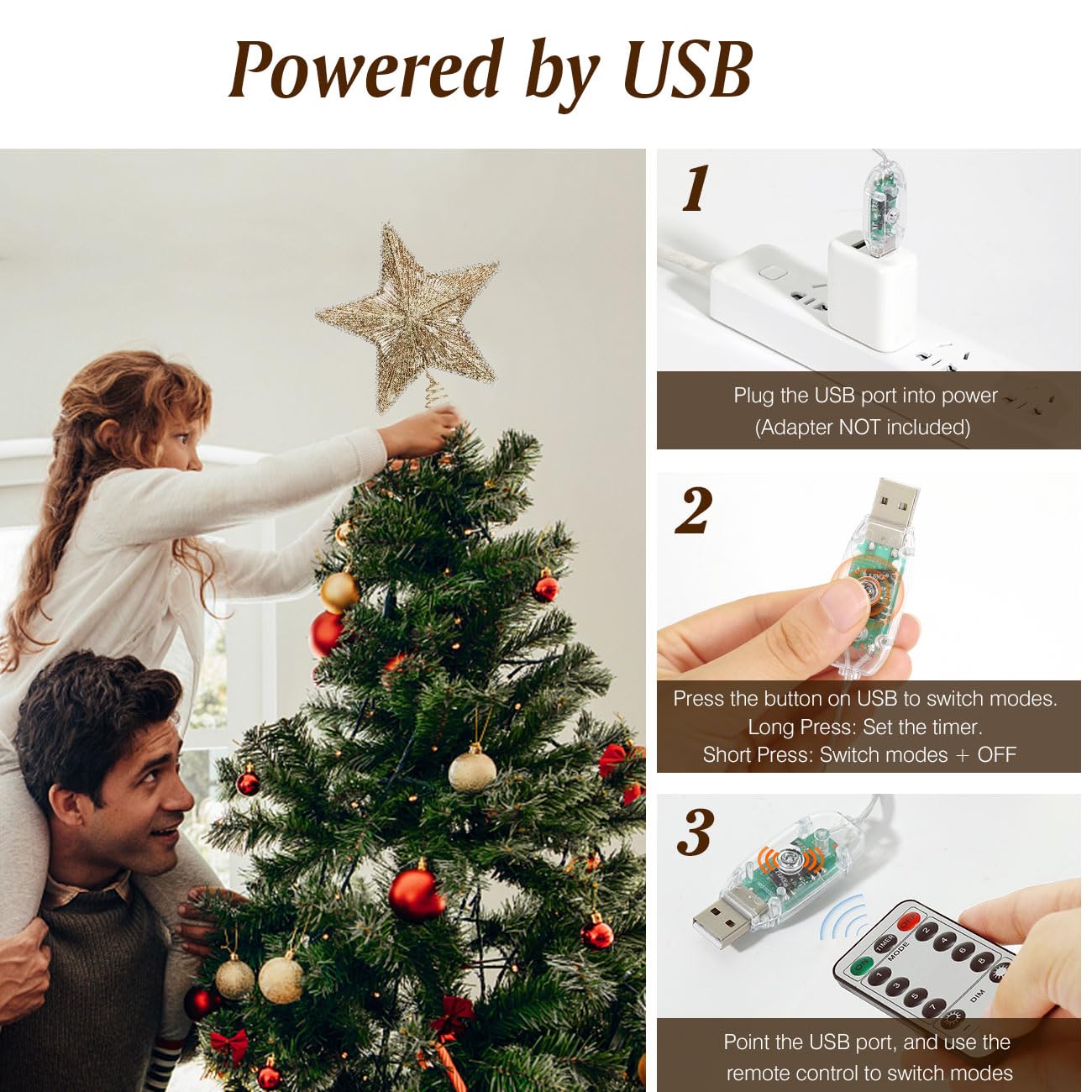 Lewondr remote and USB controller for easy hands-free operation