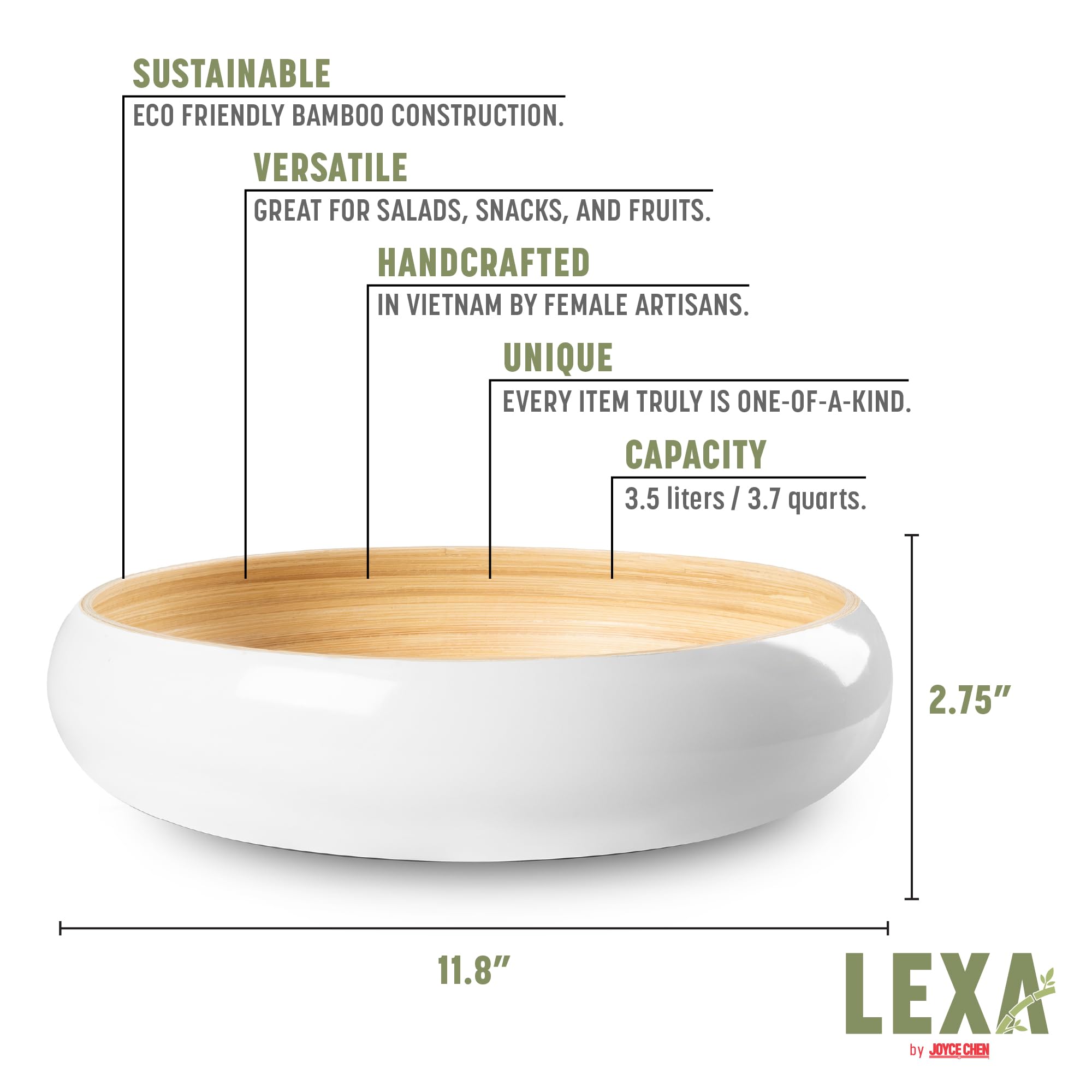 LEXA lacquered interior close-up highlighting smooth finish for easy cleaning