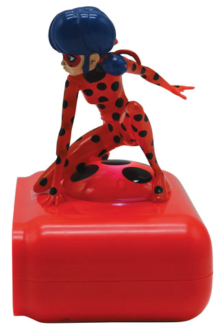 LEXiBOOK ladybug top illuminated providing comforting nightlight glow