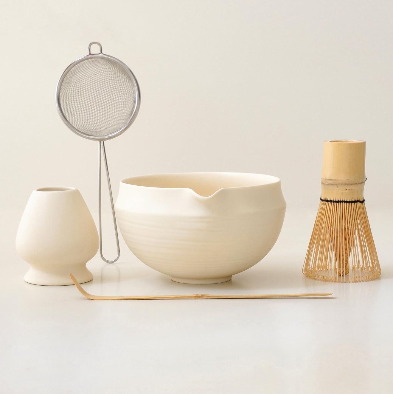 LezayXtra front packaging showing the full five-piece matcha set, ready for gifting
