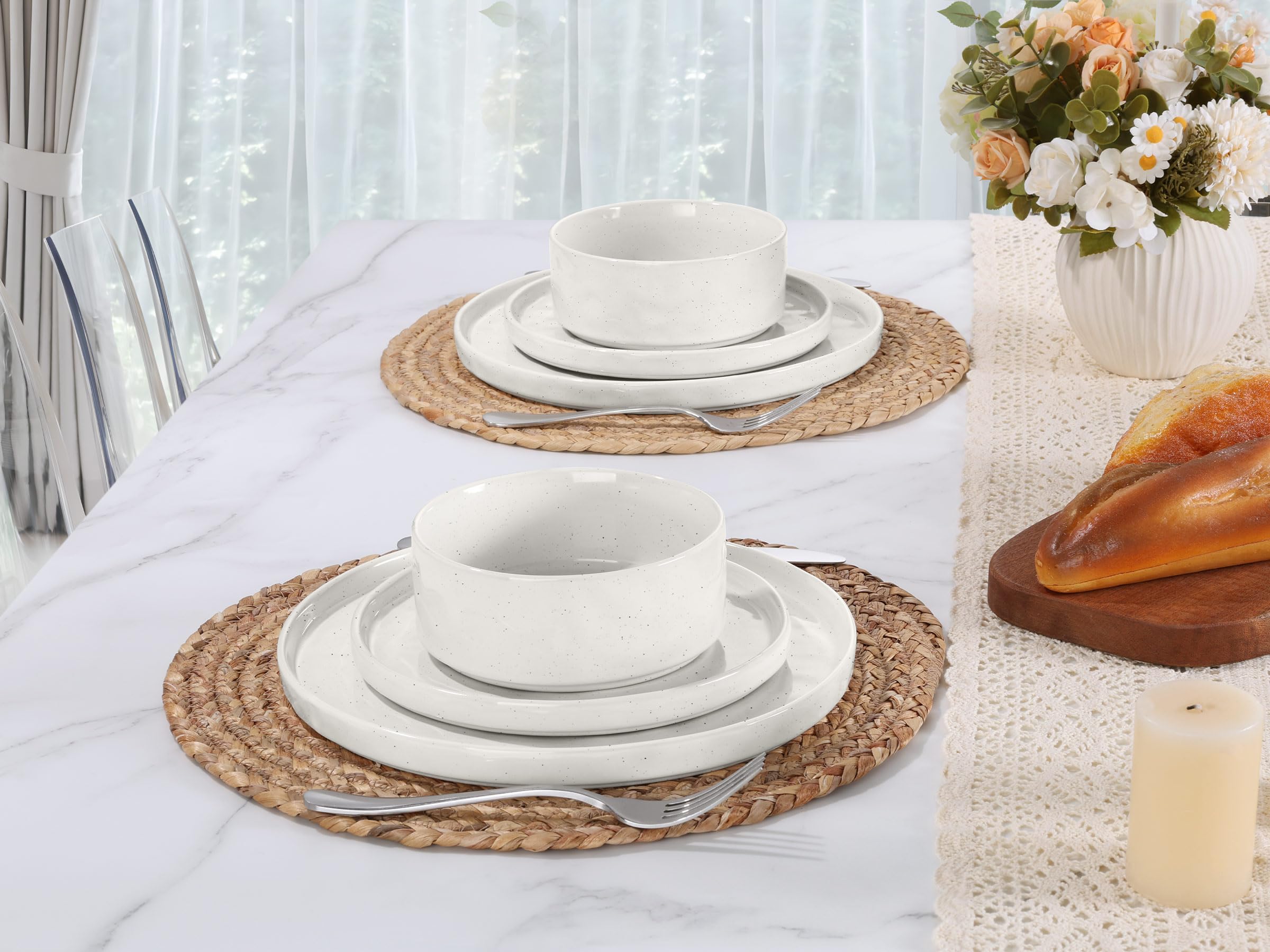LIANYU ripple texture and brown speckle detail, tactile finish that resists scratches