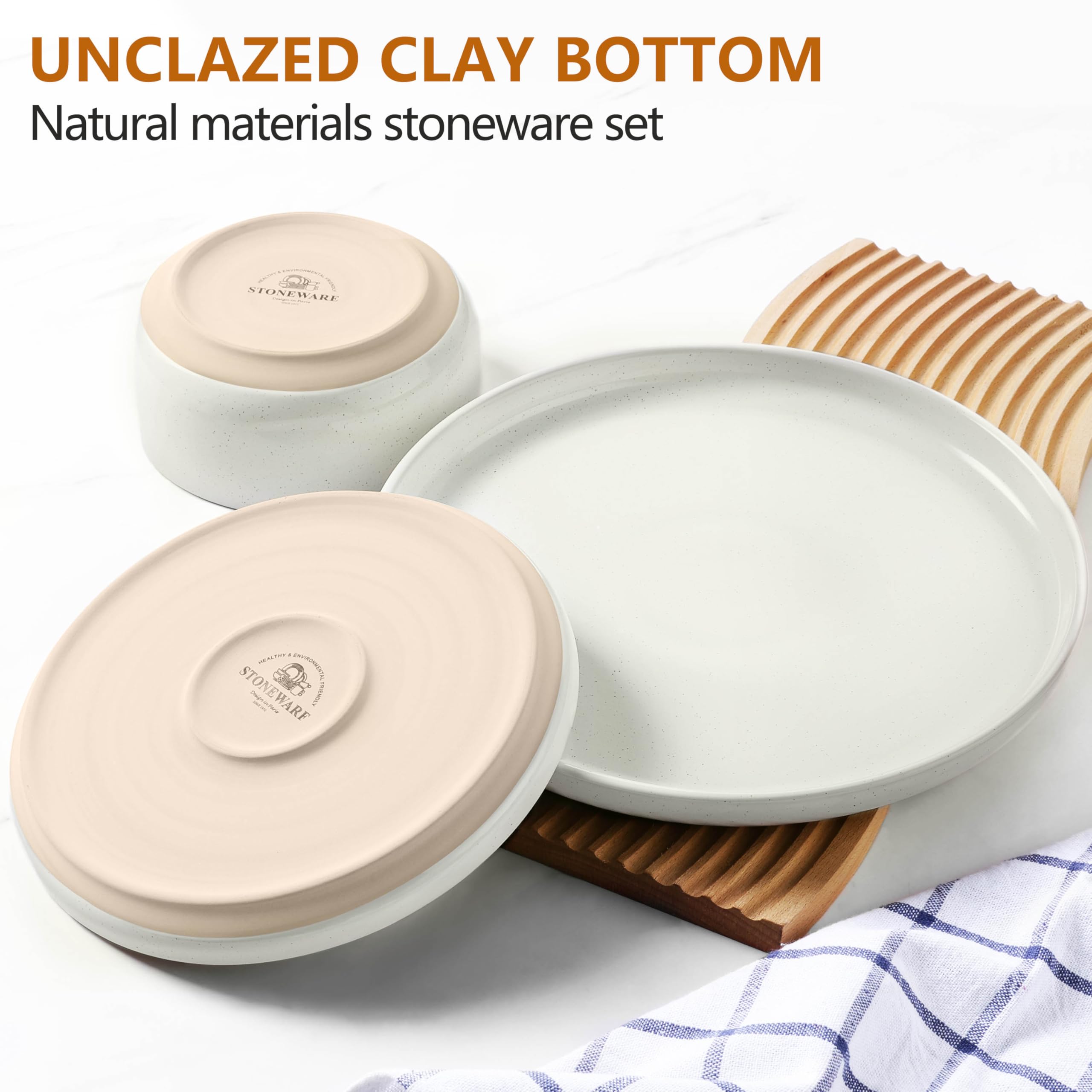 LIANYU unglazed natural clay bottom highlighting skid-resistant stability