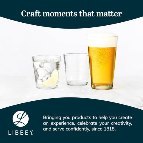 Libbey 1639HT on a kitchen bar showing versatile use for cocktails and soda