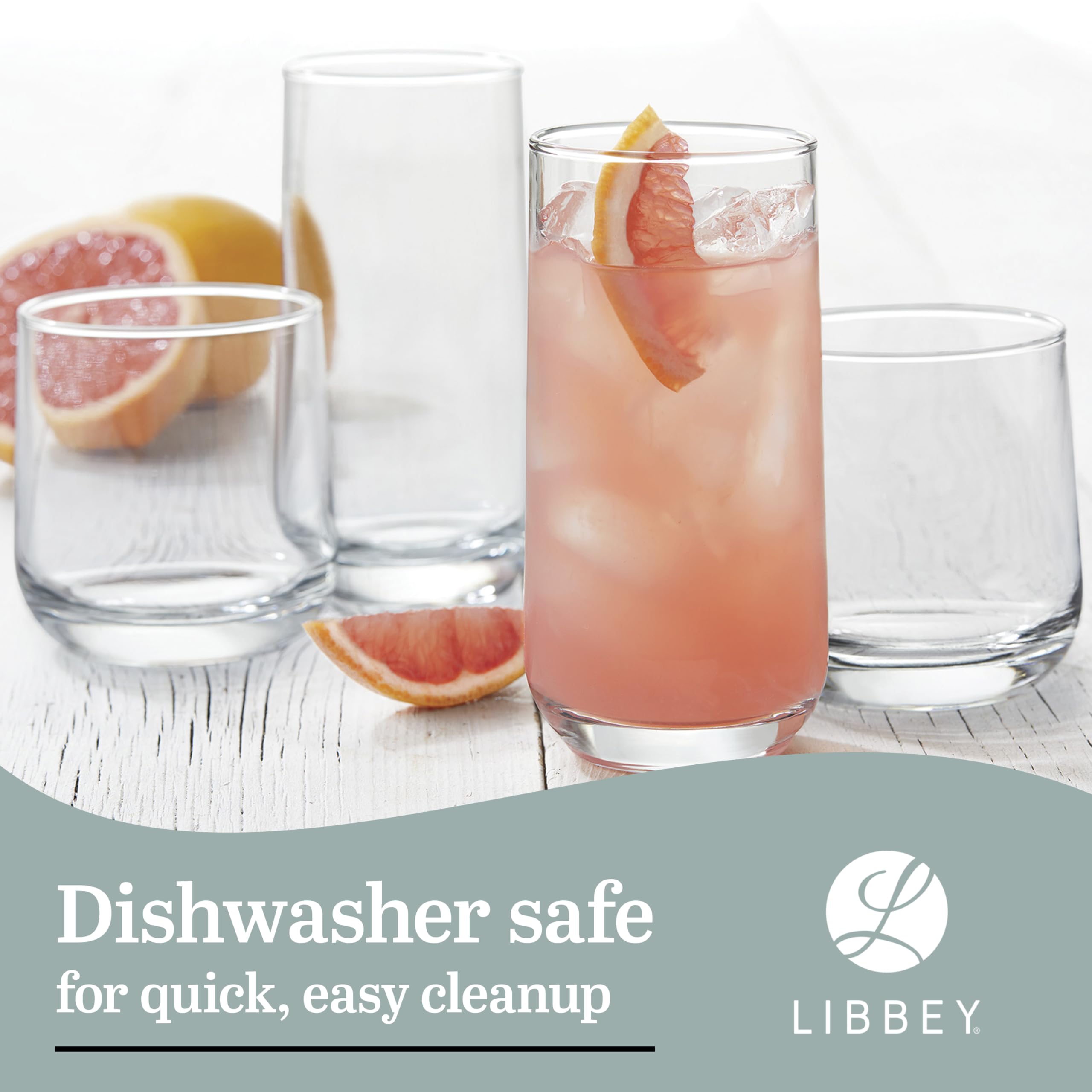 Libbey Ascent rocks glass with whiskey and ice, illustrating chilled drink enjoyment