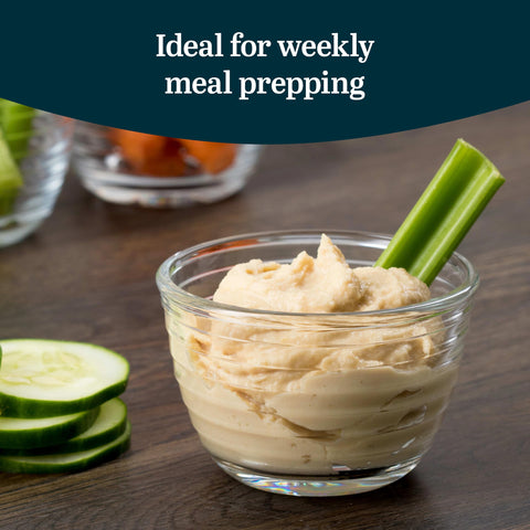 Libbey bowls in use on kitchen counter holding prepped ingredients to speed cooking
