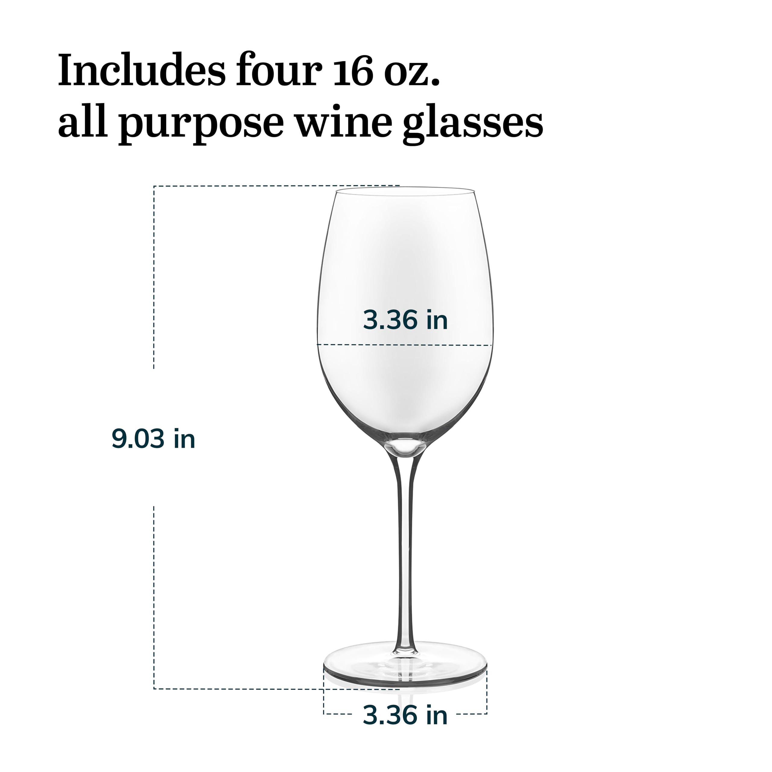 Libbey Kentfield close-up of thin rim highlighting clear clarity and feel