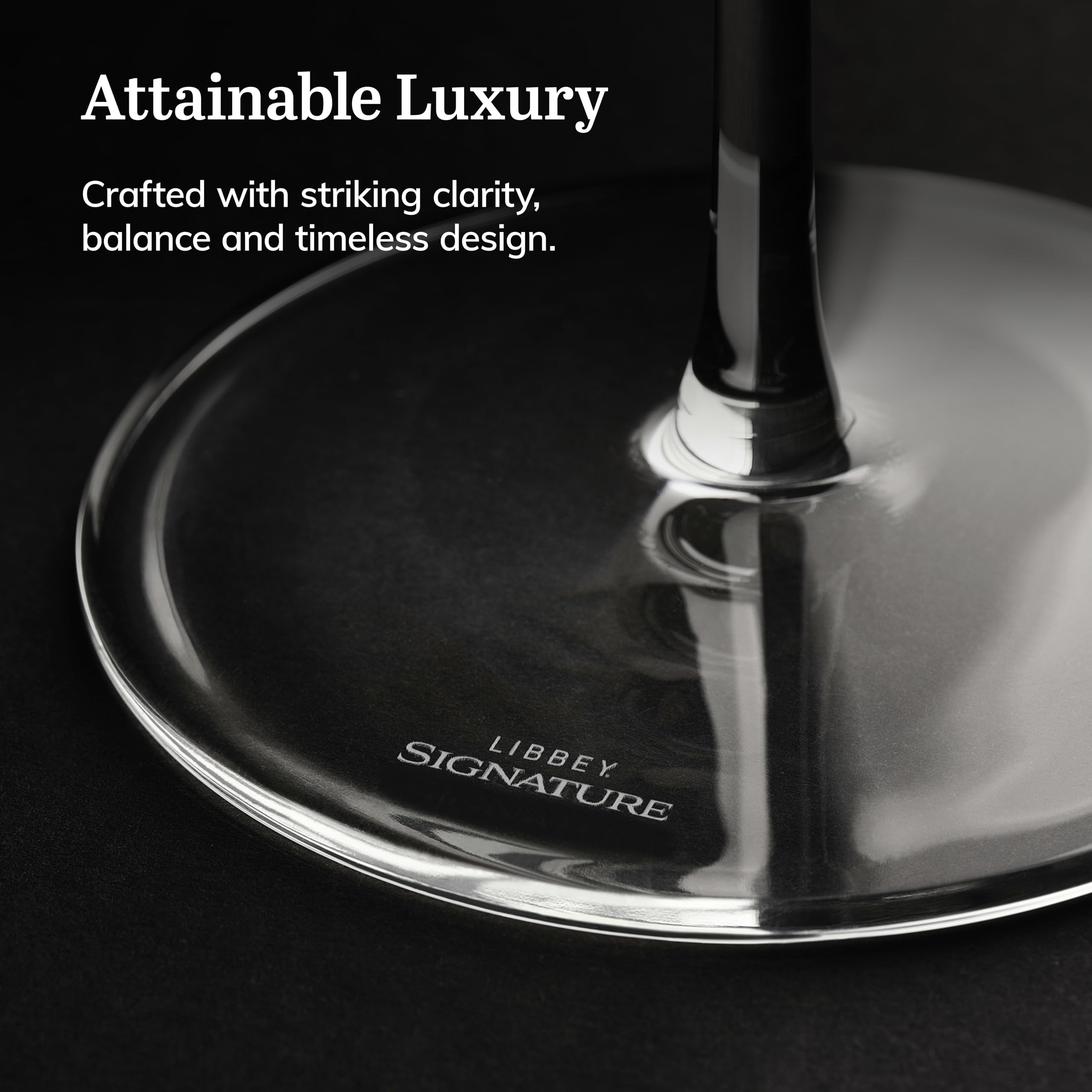 Libbey Kentfield on dining table in use enhancing entertaining presentation