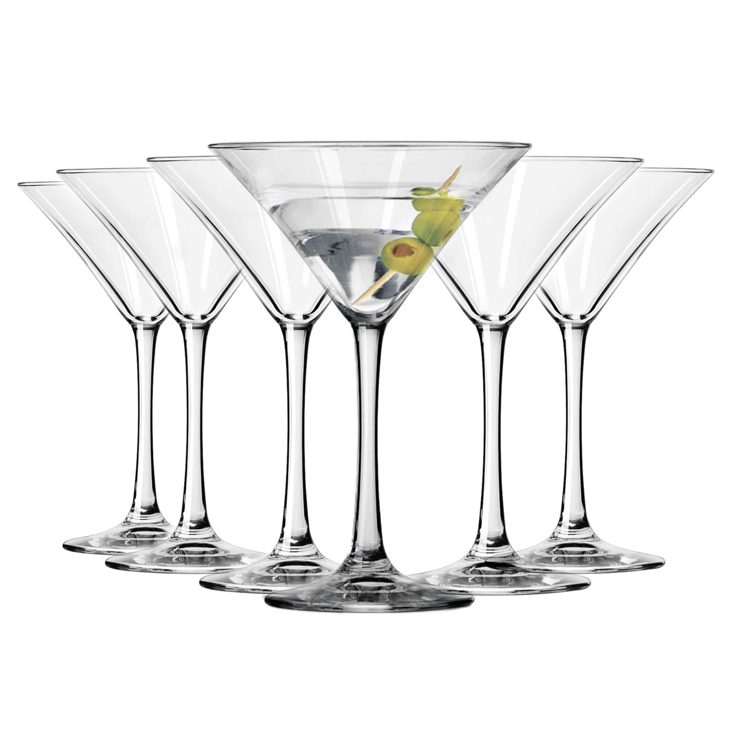 Libbey front view martini glass showing elegant presentation benefit
