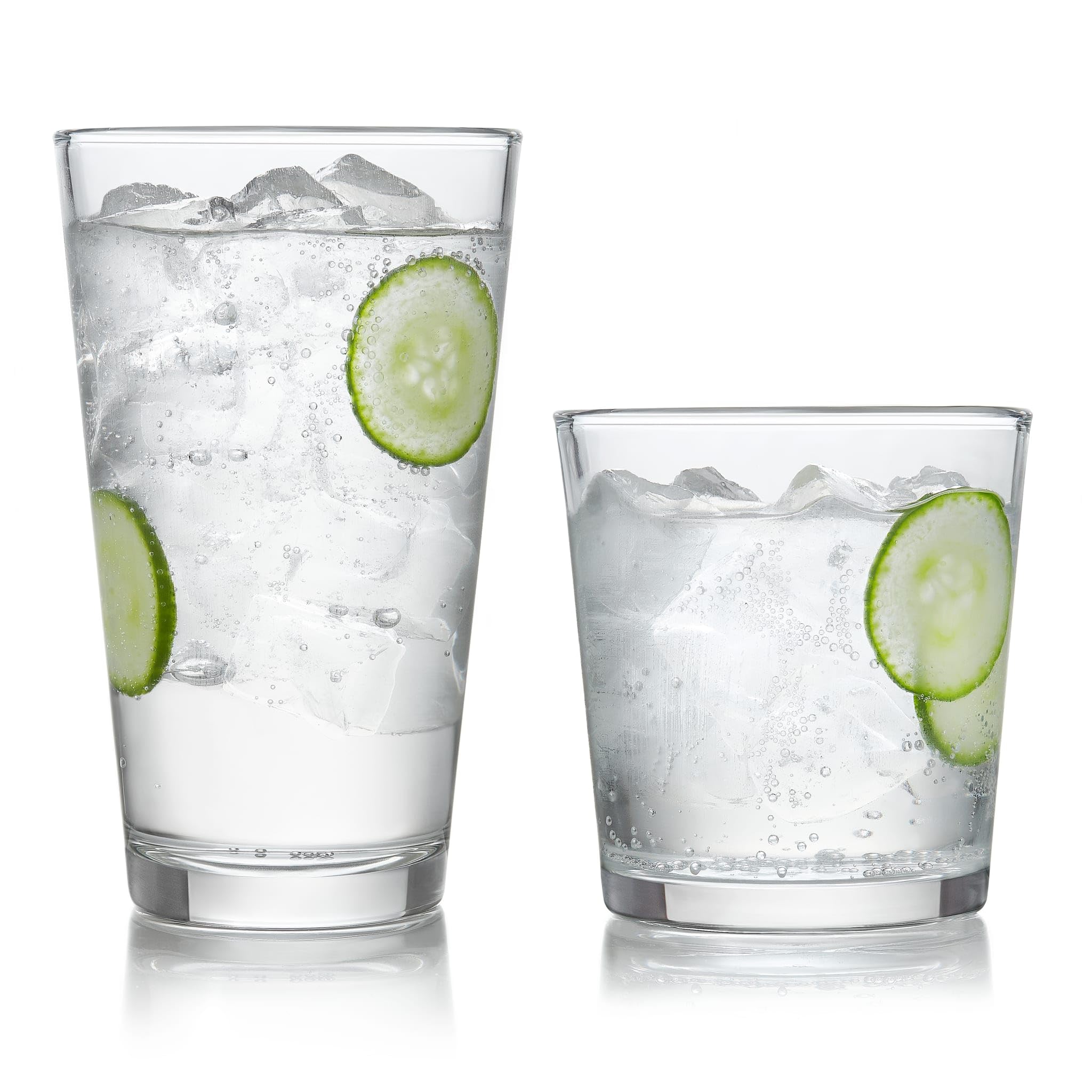 Libbey Preston front packaging showing full 16-piece set and value
