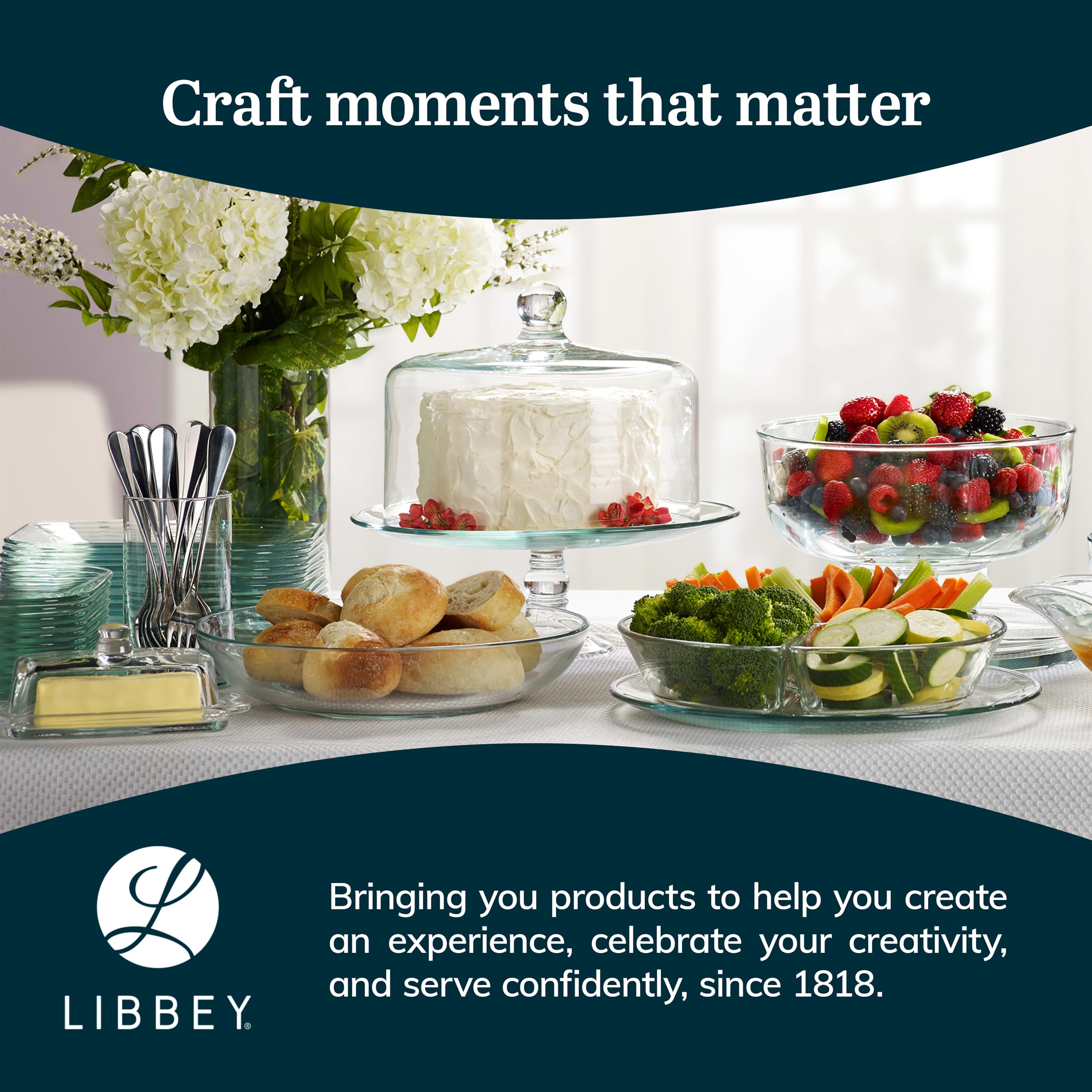 Libbey Selene label and branding shot showing product authenticity benefit