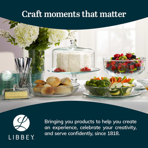 Libbey Selene label and branding shot showing product authenticity benefit