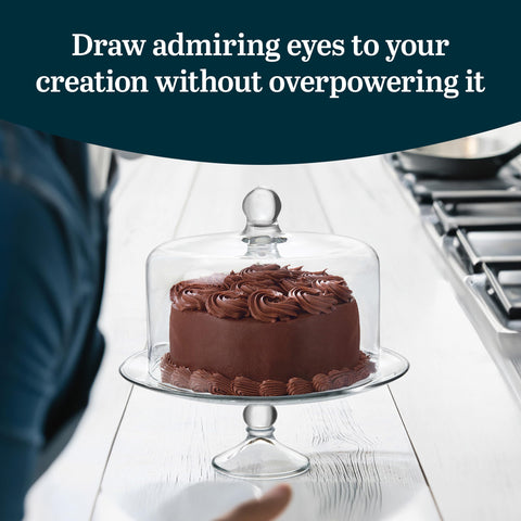 Libbey Selene with frosted cake in use showing display appeal