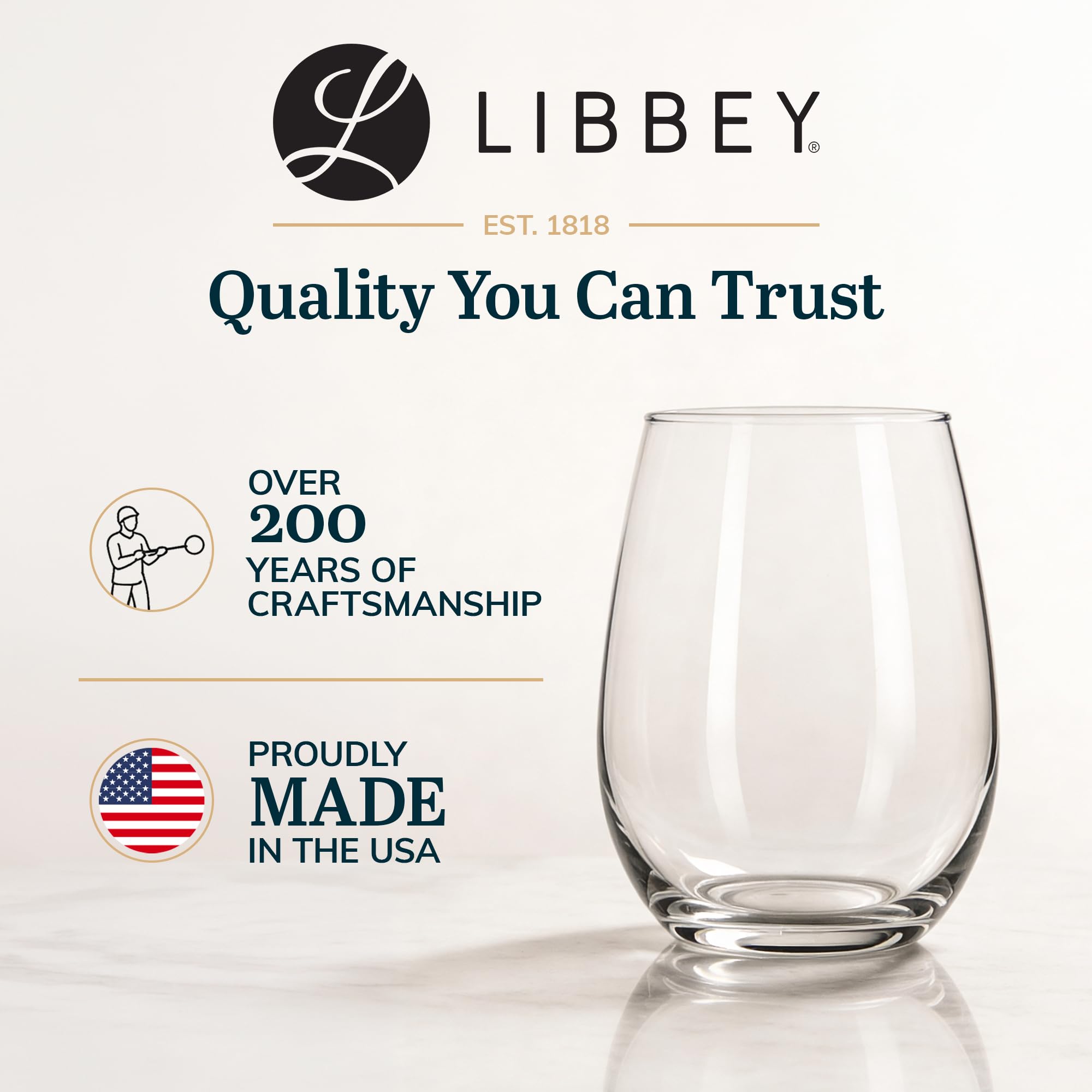Libbey stemless glass with cocktail demonstrating multiuse versatility