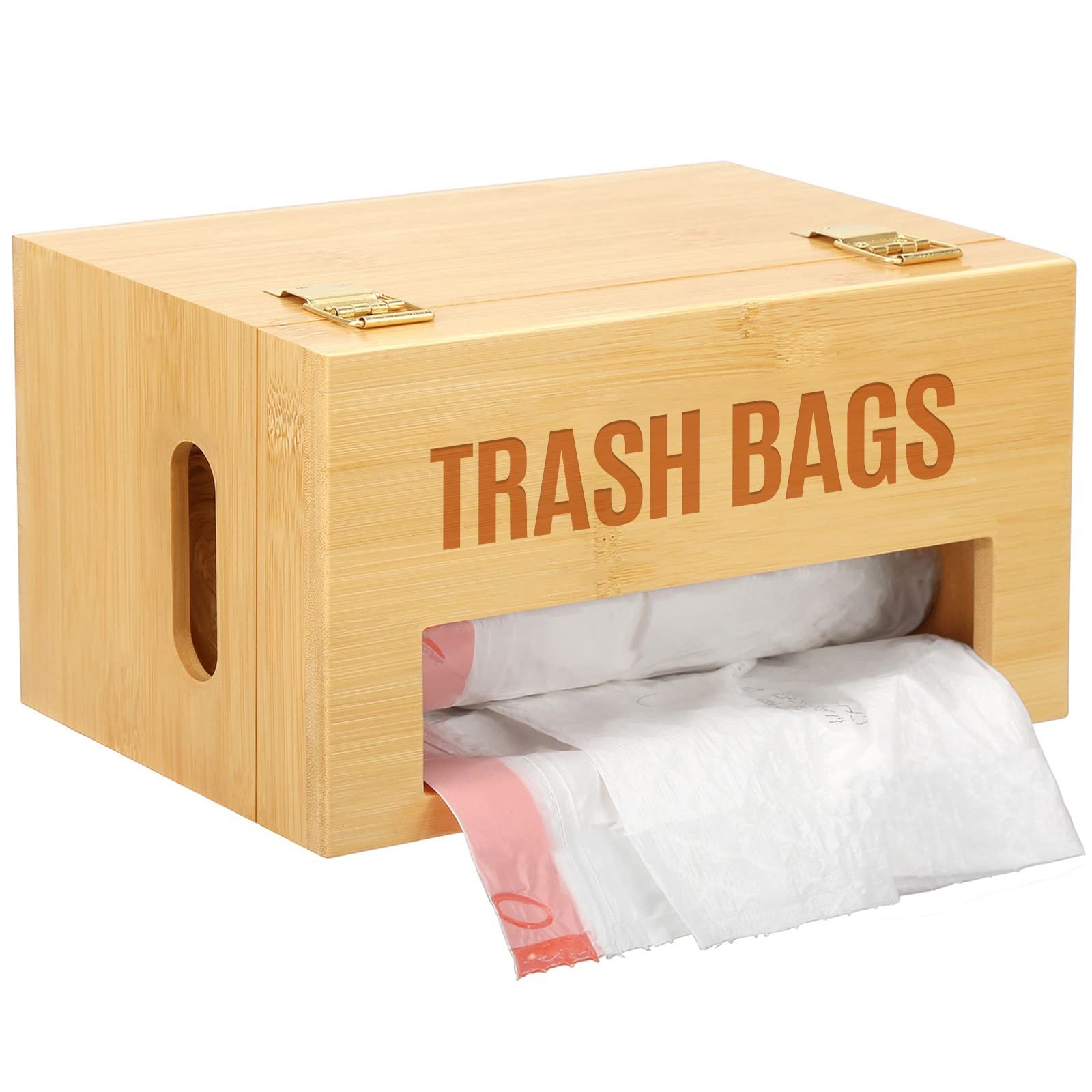 Libreshine front view showing compact bamboo box and tidy storage benefit