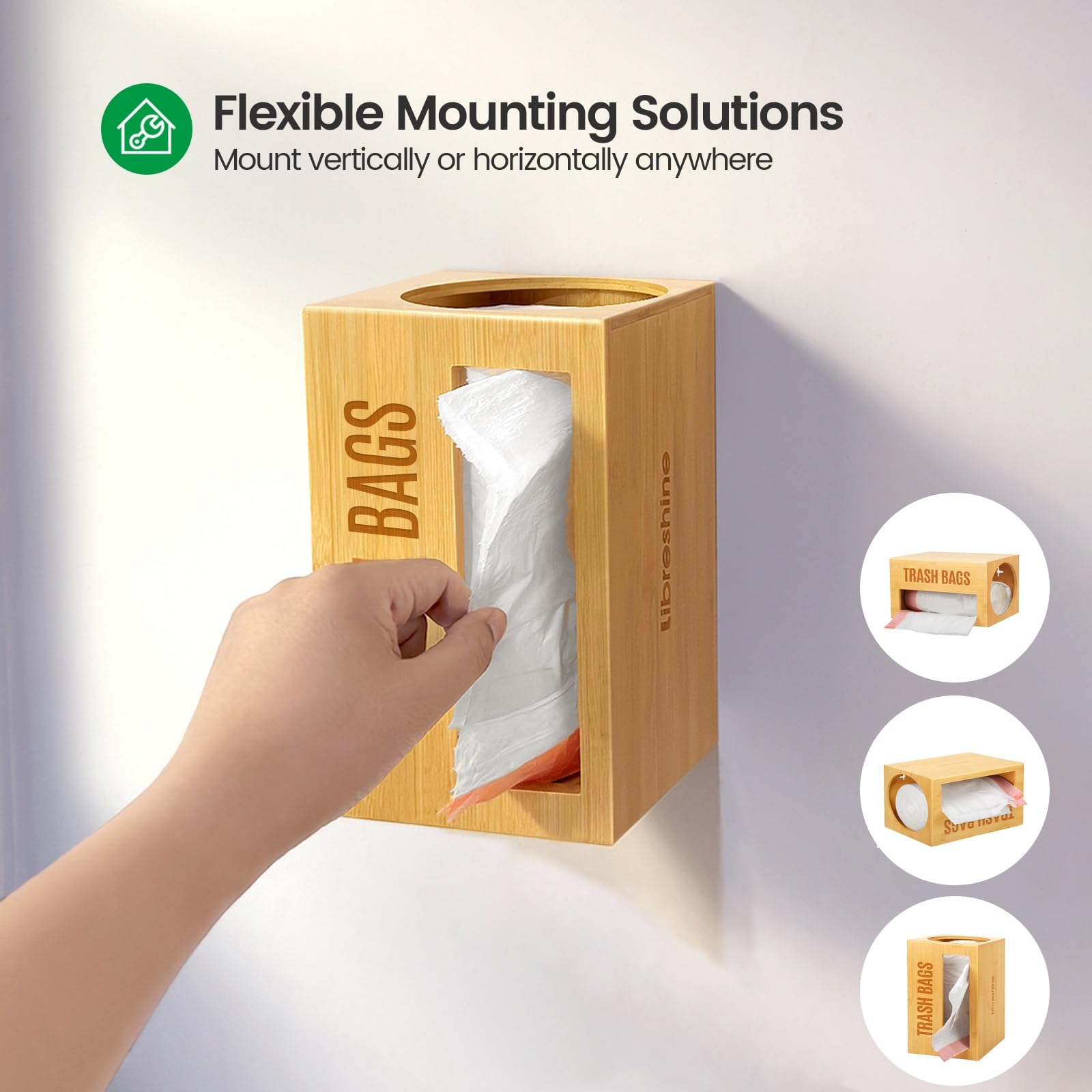 Libreshine on countertop with non-slip feet for stable placement benefit