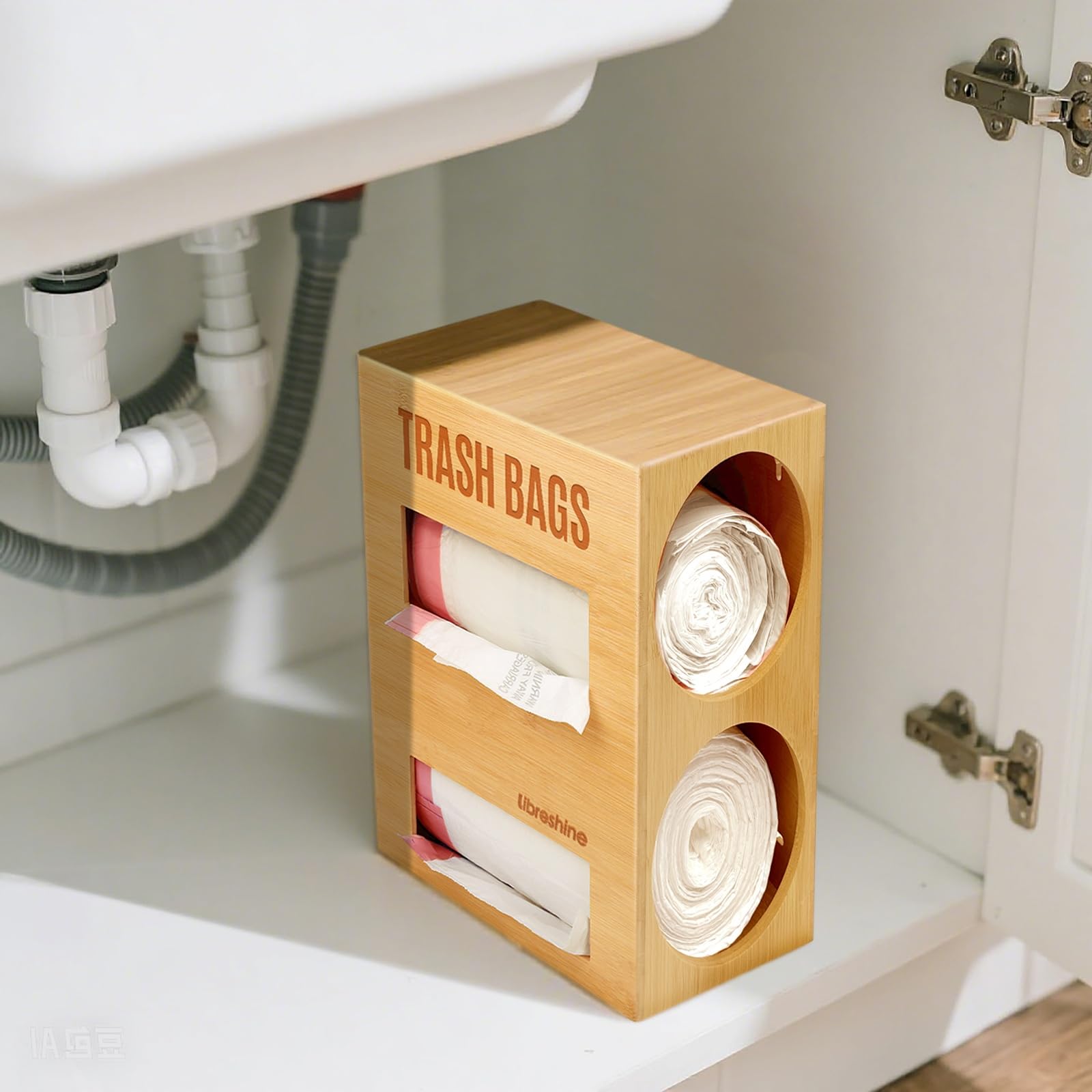 Libreshine front slot dispensing action demonstrating one-hand access