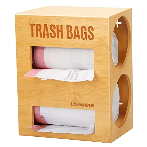 Libreshine front view showing bamboo dispenser and tidy storage benefit