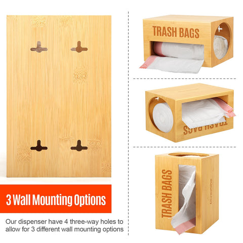 Libreshine included screws and feet allow secure mounting or freestanding use