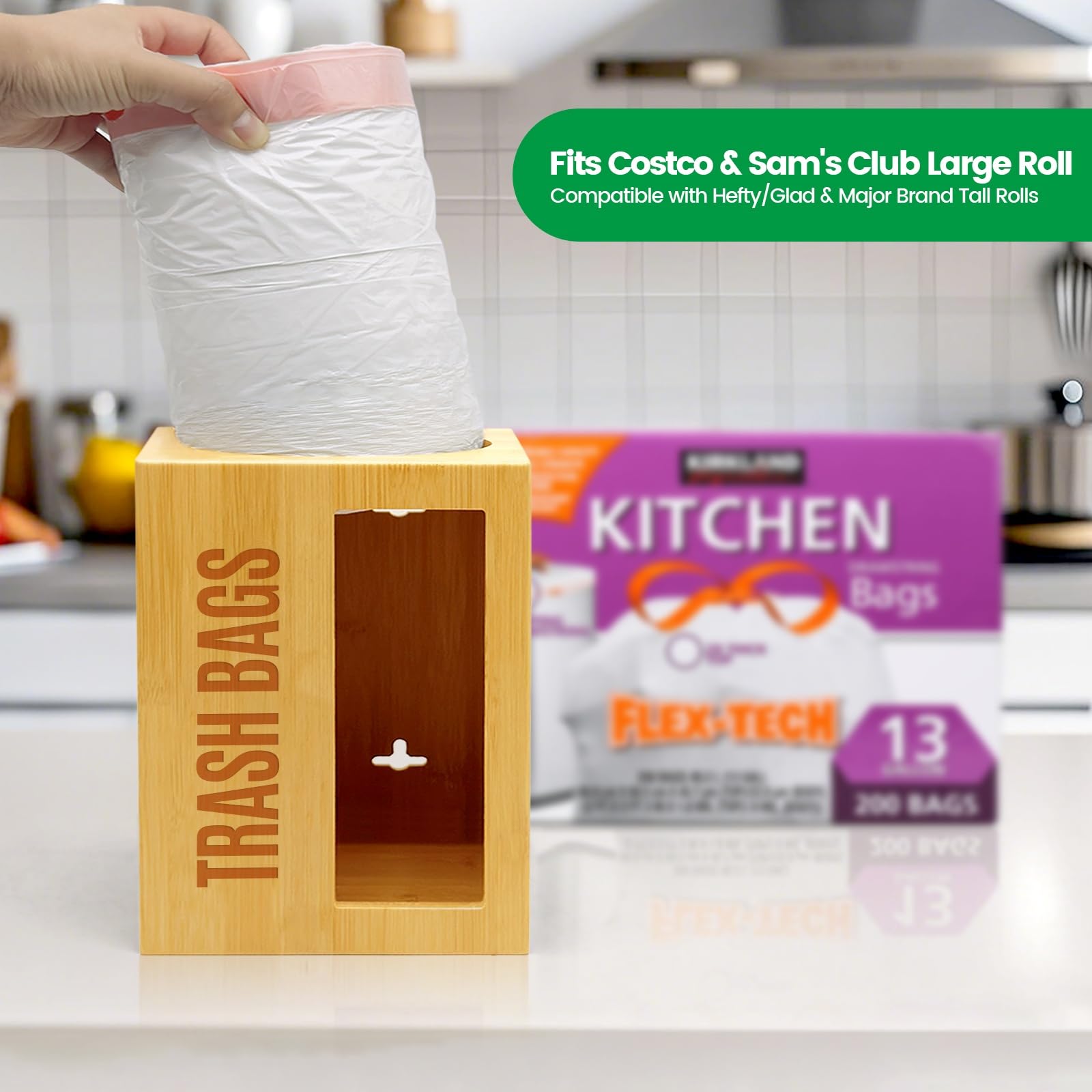 Libreshine side opening with roll inserted for easy loading advantage