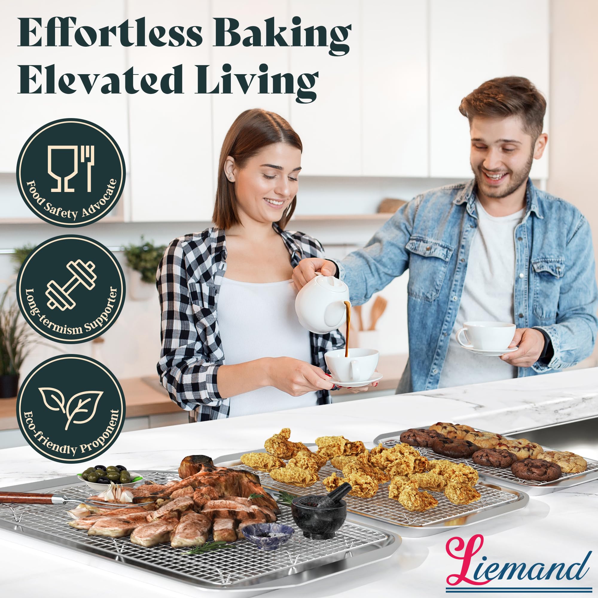 LIEMAND kitchen counter drying station lifestyle saves counter space