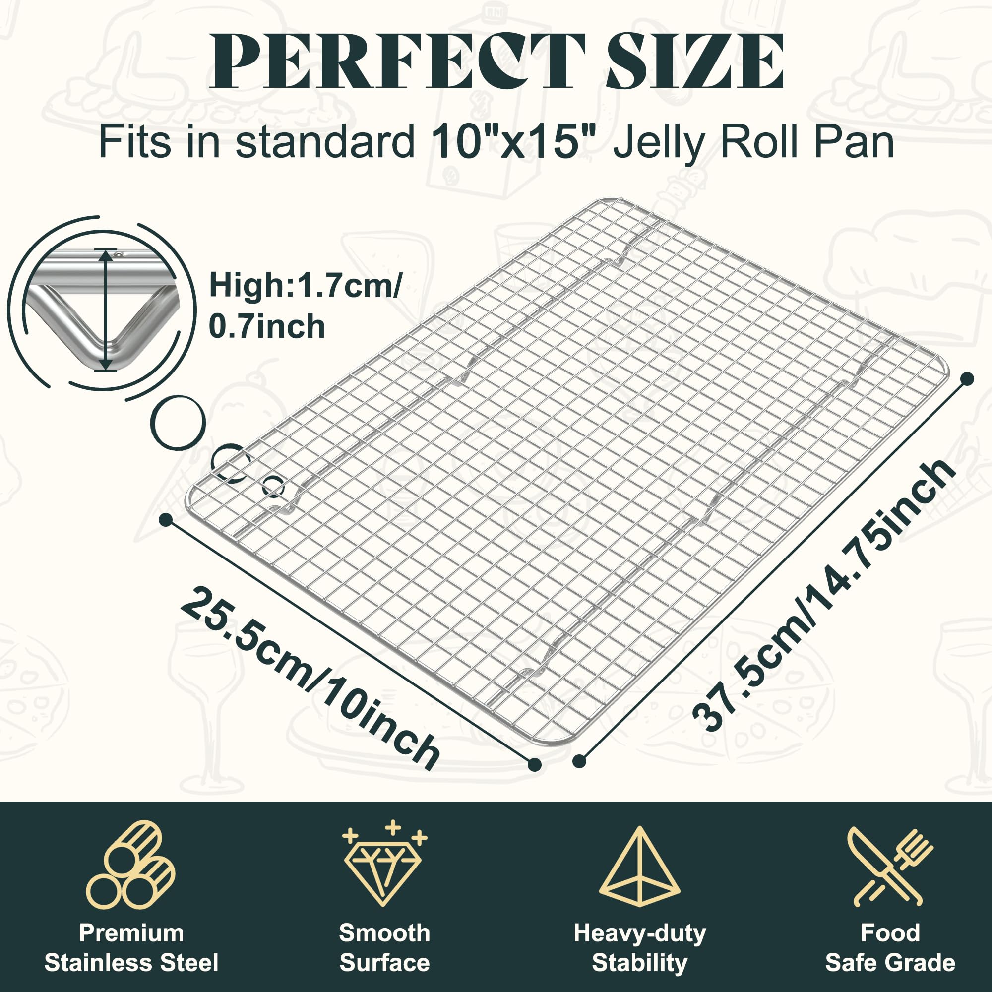 LIEMAND tight-wire mesh close-up prevents small items falling through