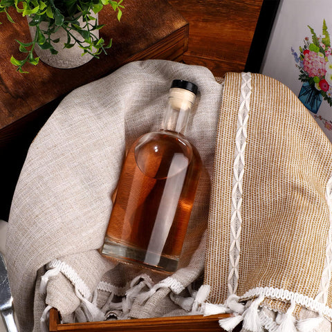Liengoron bottle filled and labeled showing neat product presentation