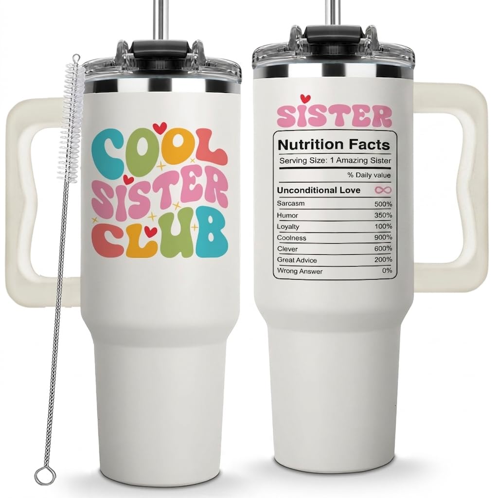 LIERIE8888 front view showing Cool Sister Club design and benefit keeps drinks special