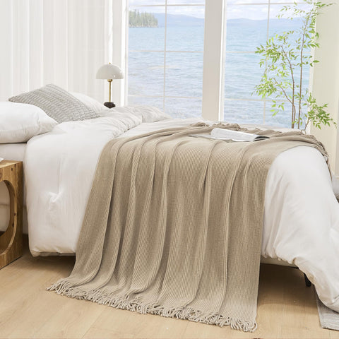 lifein close-up chenille knit texture highlighting softness and plush feel