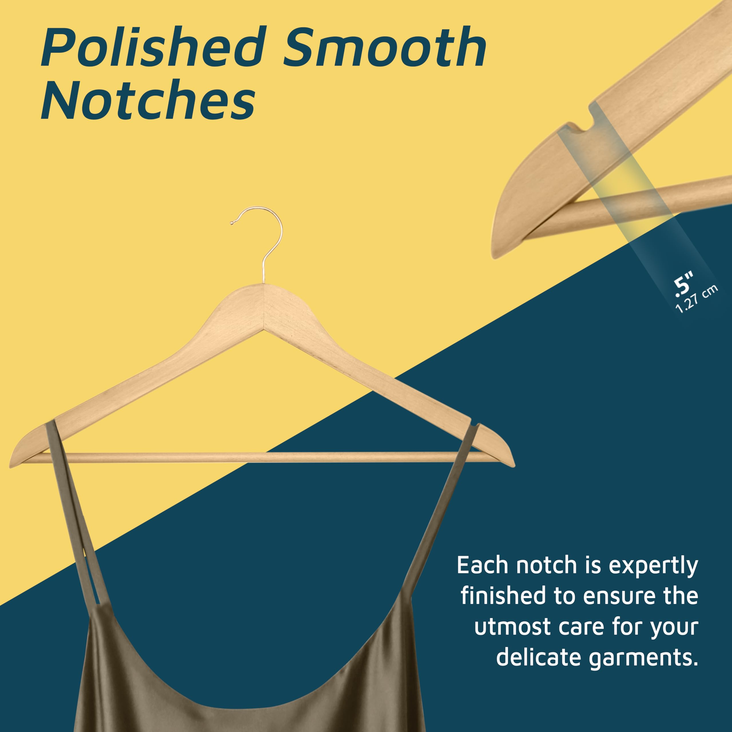 Lifemaster carved notches close-up holding straps securely without slipping
