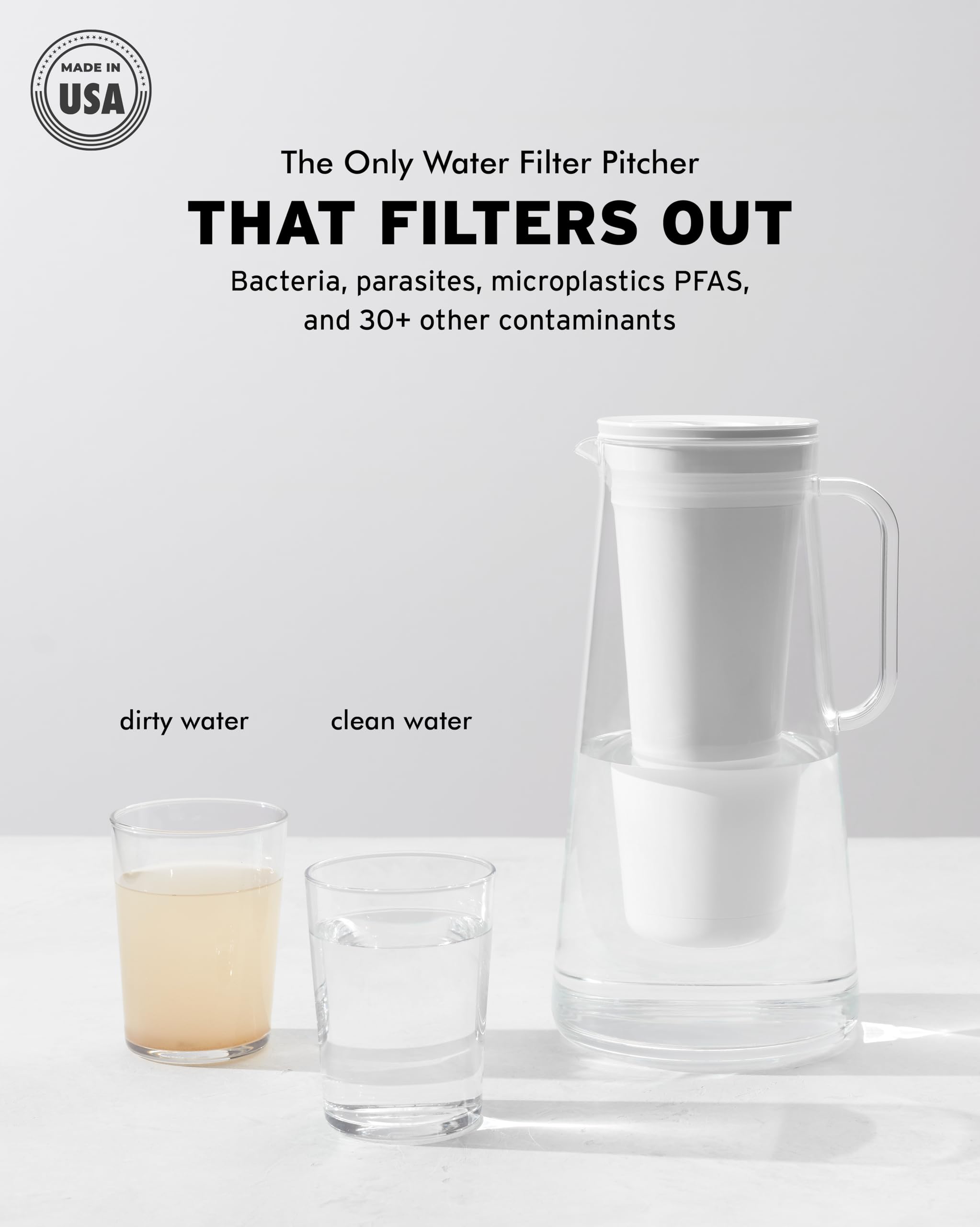 LifeStraw membrane filter close-up highlighting bacteria removal benefit