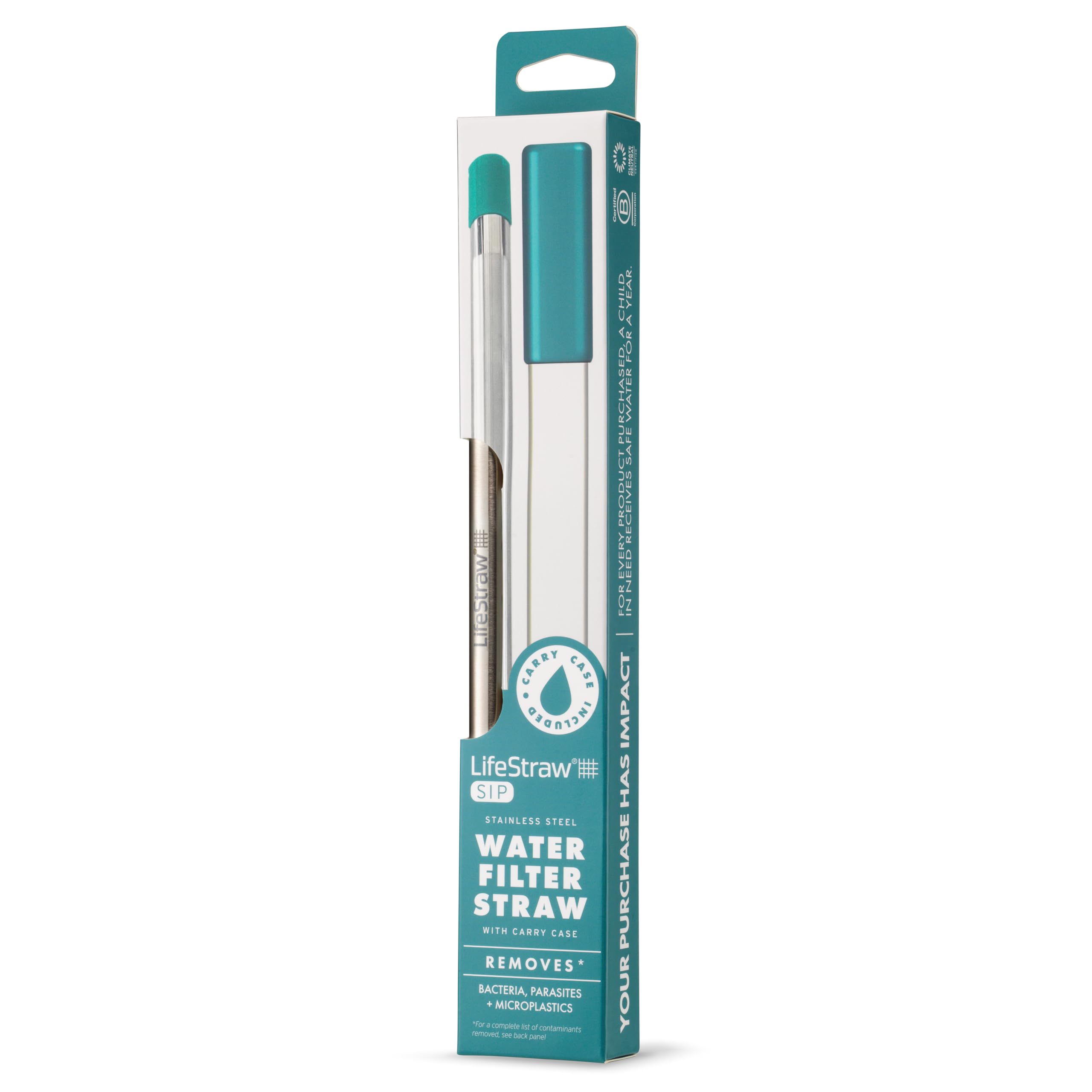LifeStraw Sip close-up of filter membrane, illustrating filtration performance benefit