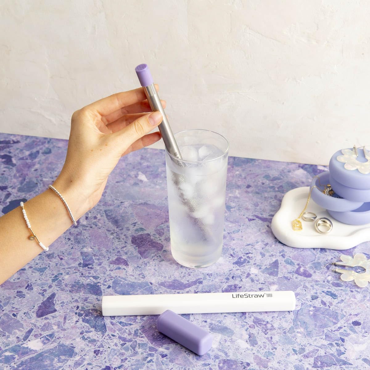 LifeStraw Sip silicone mouthpiece detail for comfortable sipping and hygienic seal