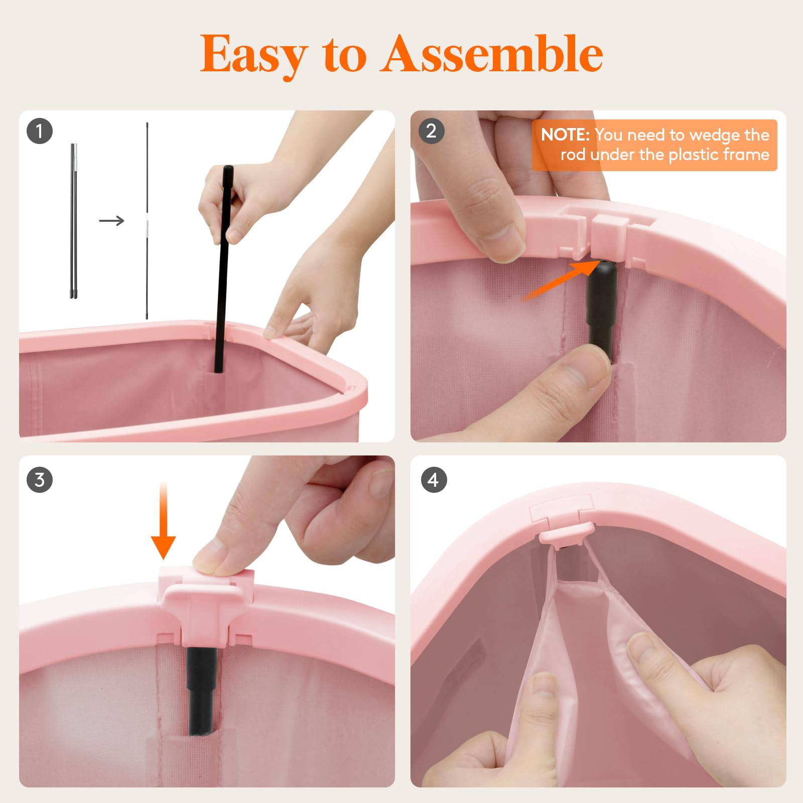 Lifewit close-up fabric and stitched handle showing durable grip benefit