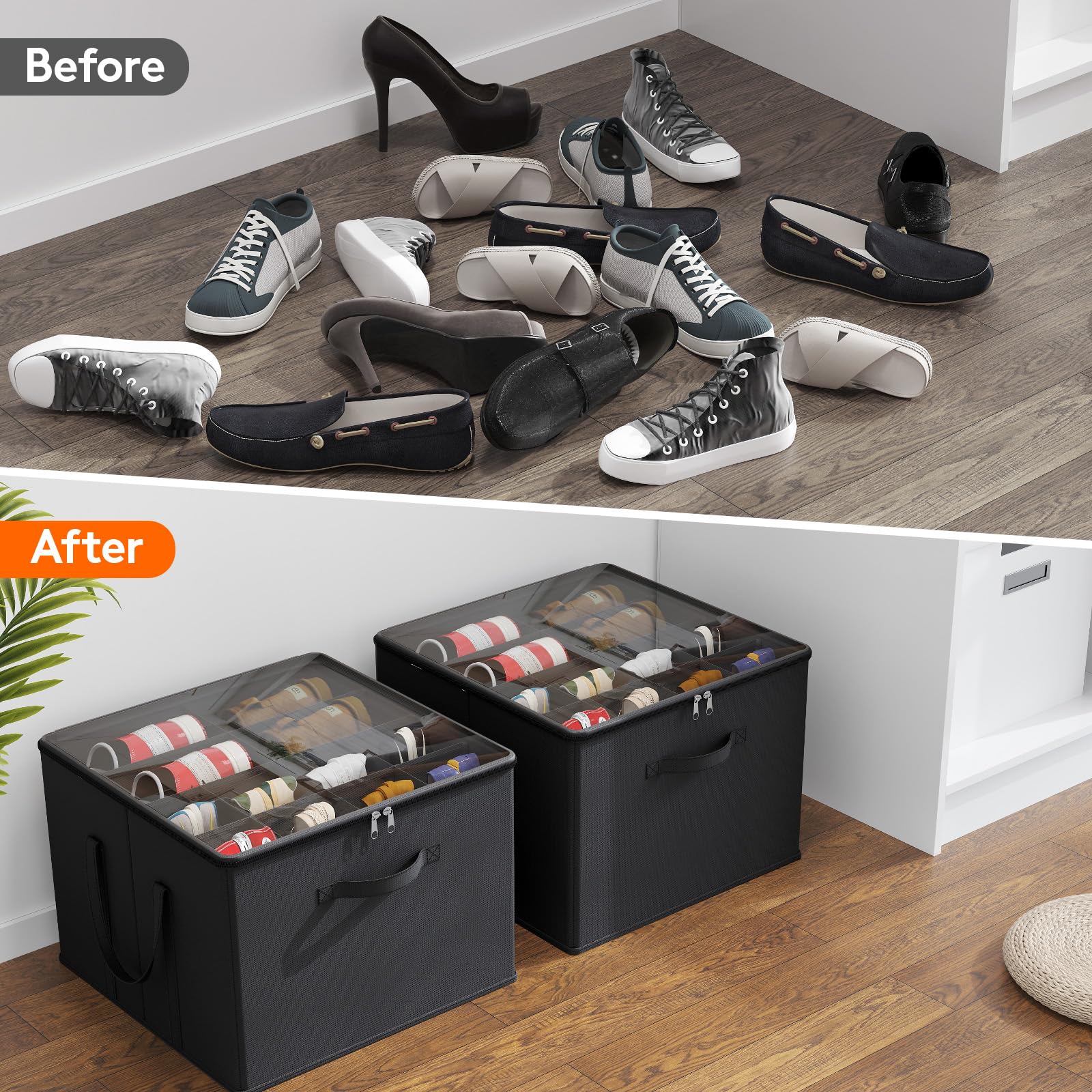 Lifewit installed on closet shelf showing scalable vertical storage solution