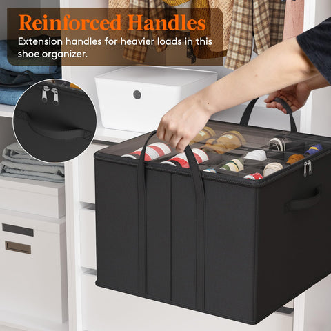 Lifewit open box showing eight small and four large compartments for tidy separation