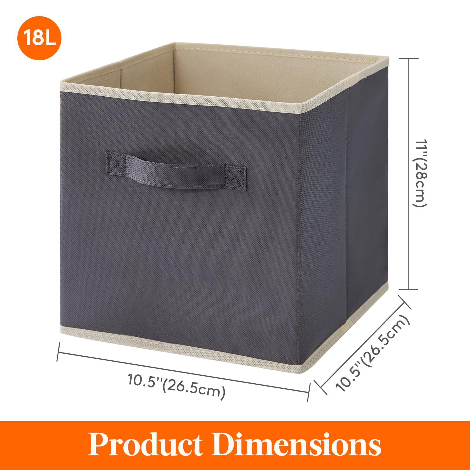 Lifewit cube held in hand for scale showing compact 10.5x10.5x11 inch convenience