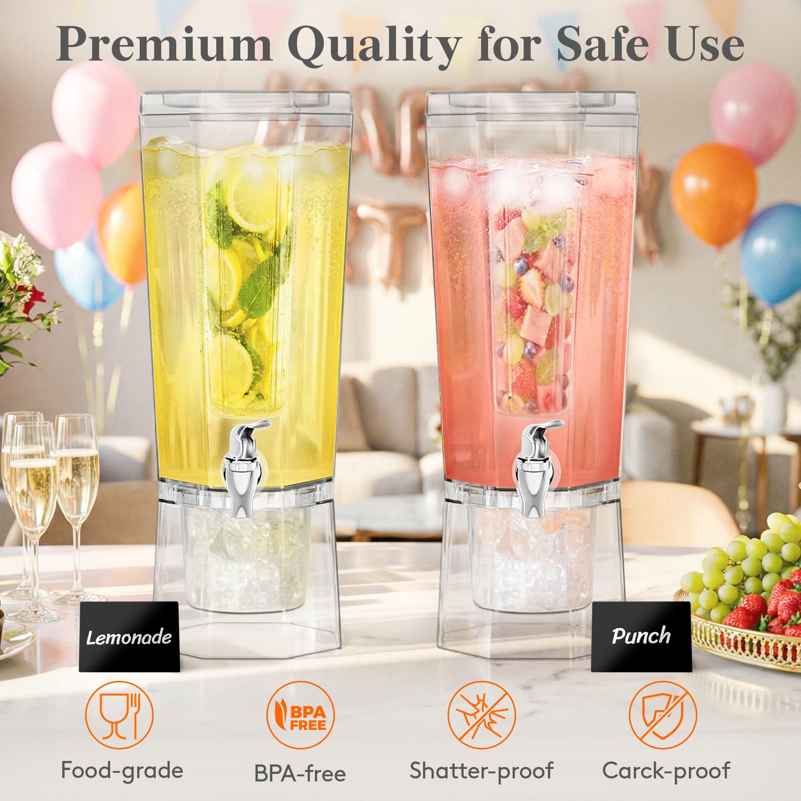 Lifewit detachable ice base open to show extended cooling benefit
