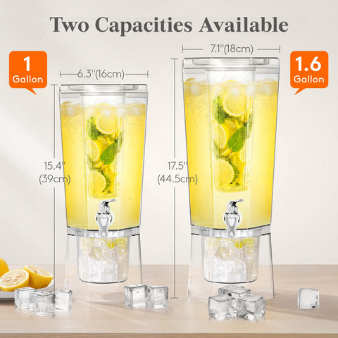 Lifewit filter column filled with fruit showing infused flavor convenience