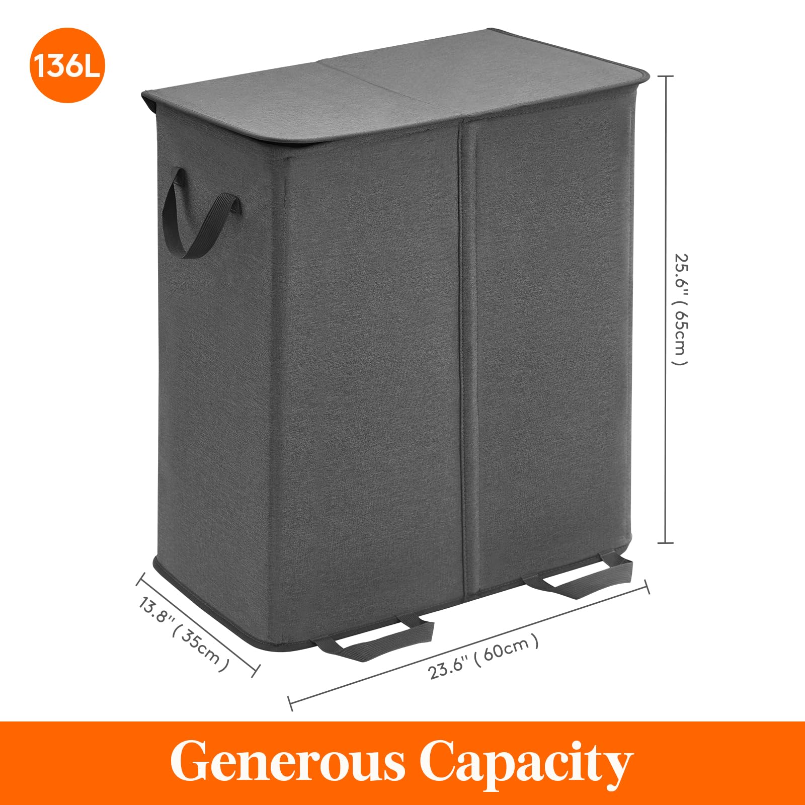 Lifewit folded flat illustrating compact storage convenience