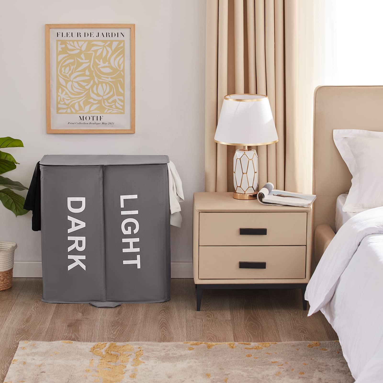 Lifewit folded flat in closet demonstrating space-saving storage benefit