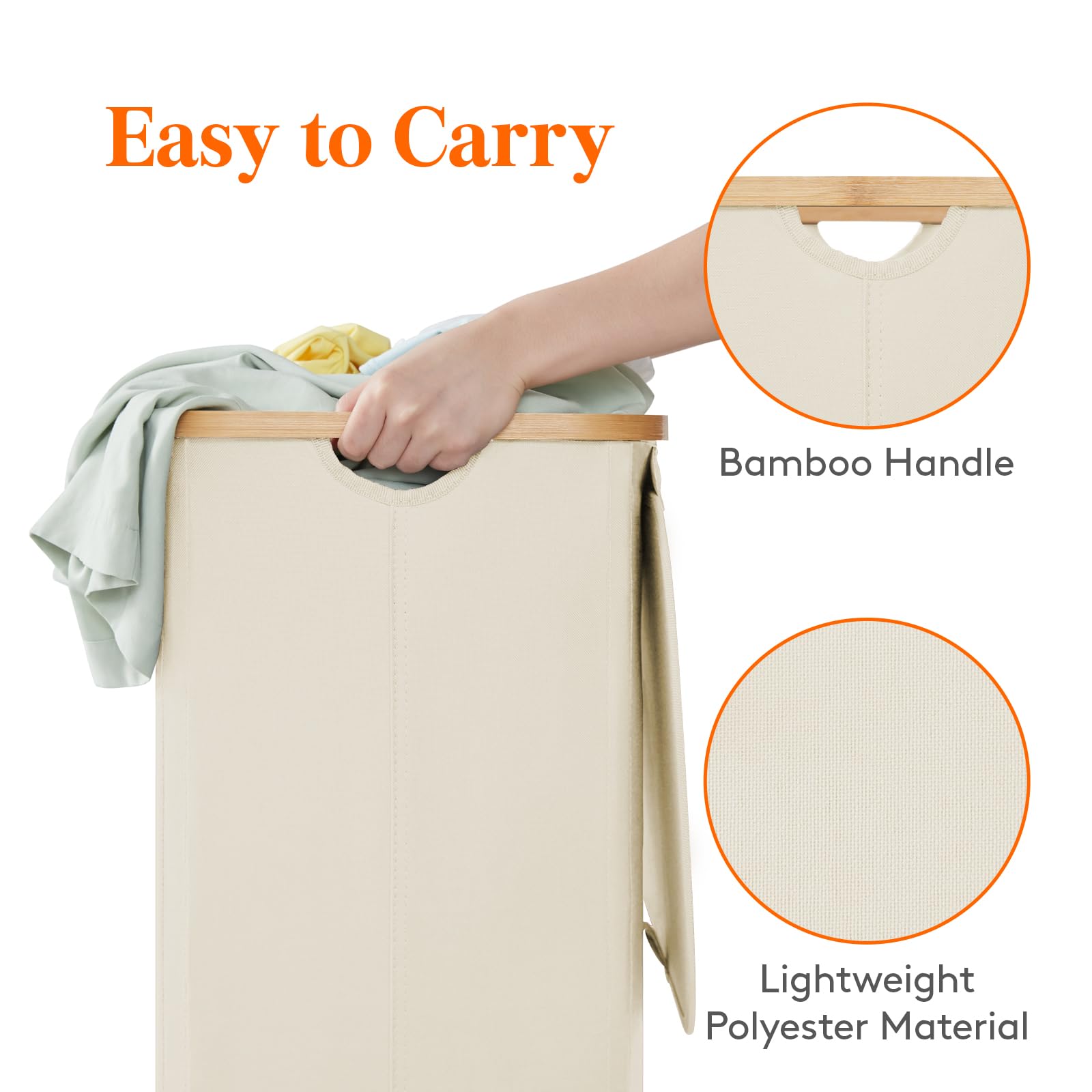 Lifewit folded flat for compact storage saving space