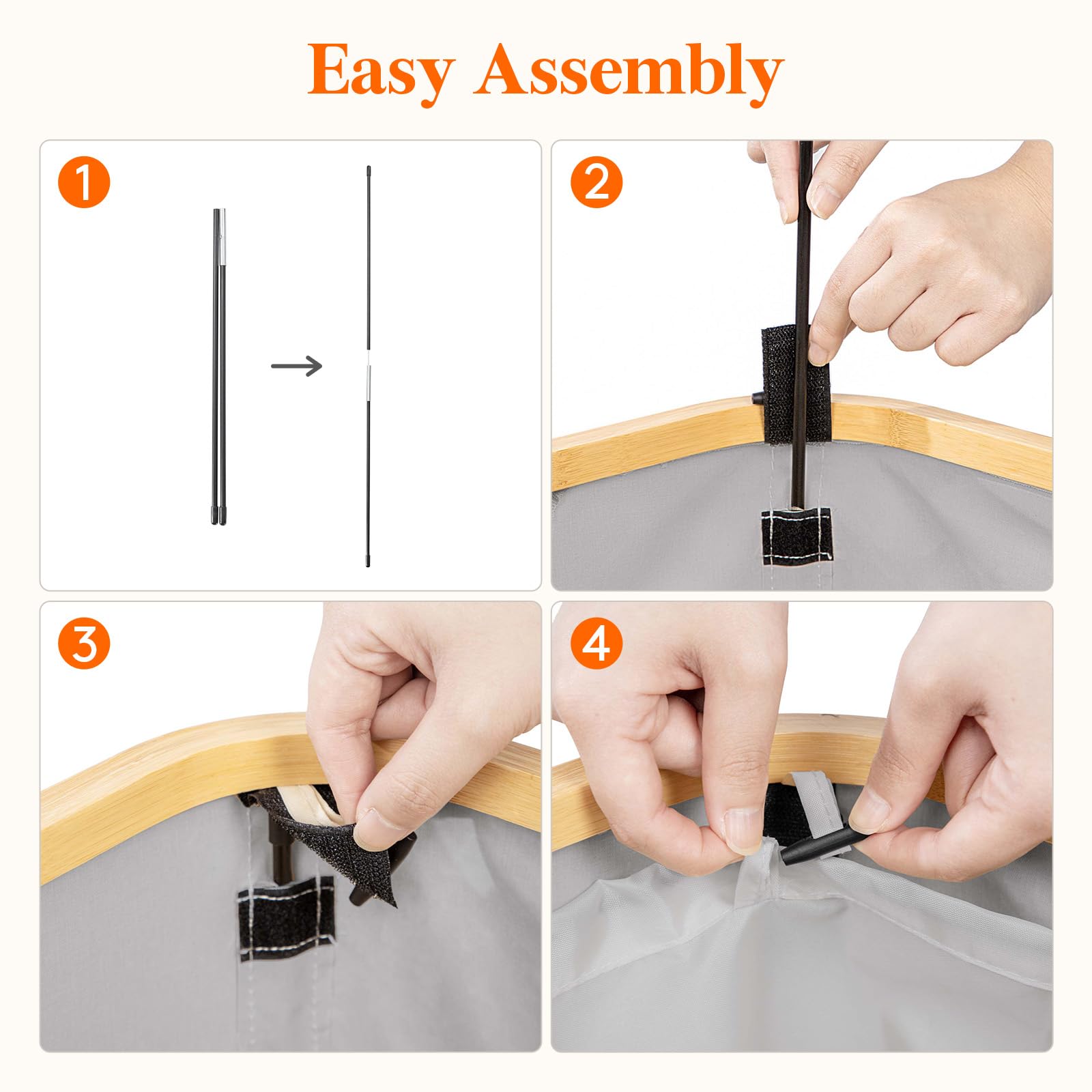 Lifewit folded flat for compact storage under bed or closet
