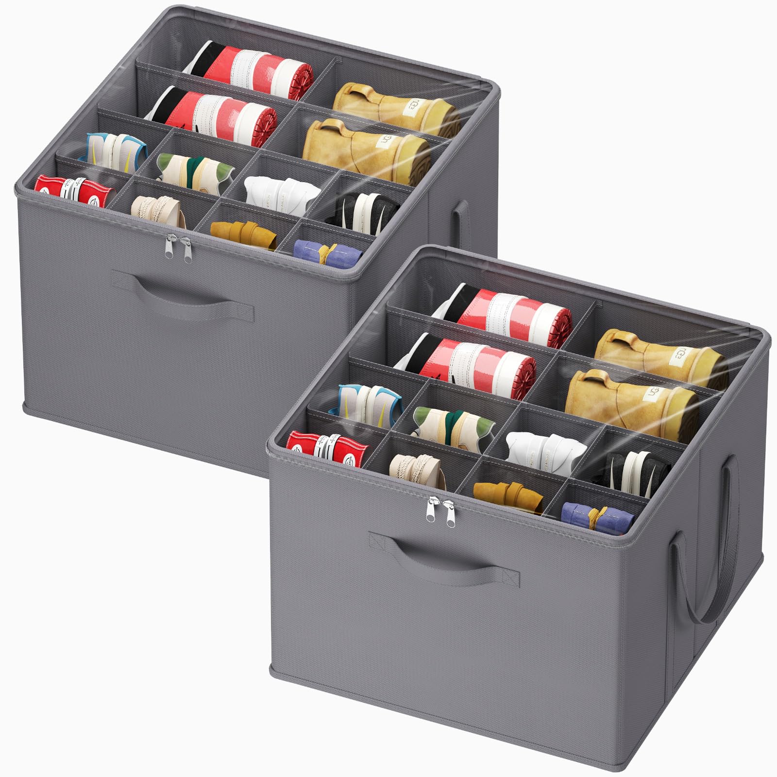 Lifewit front view of closed organizer showing neat storage and space savings