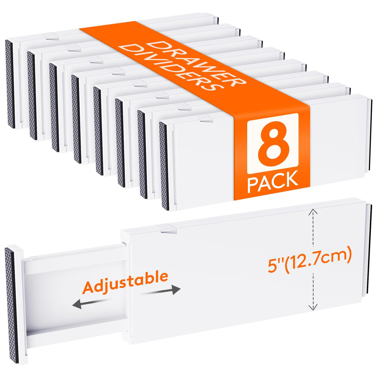 Lifewit front packaging showing adjustable dividers and benefits