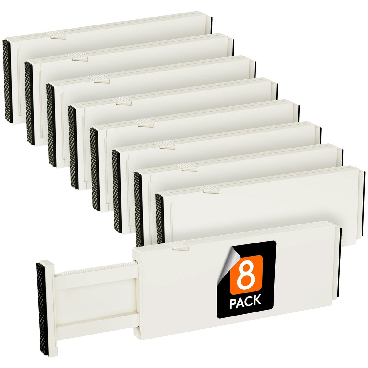 Lifewit front packaging showing adjustable drawer dividers and set count benefits