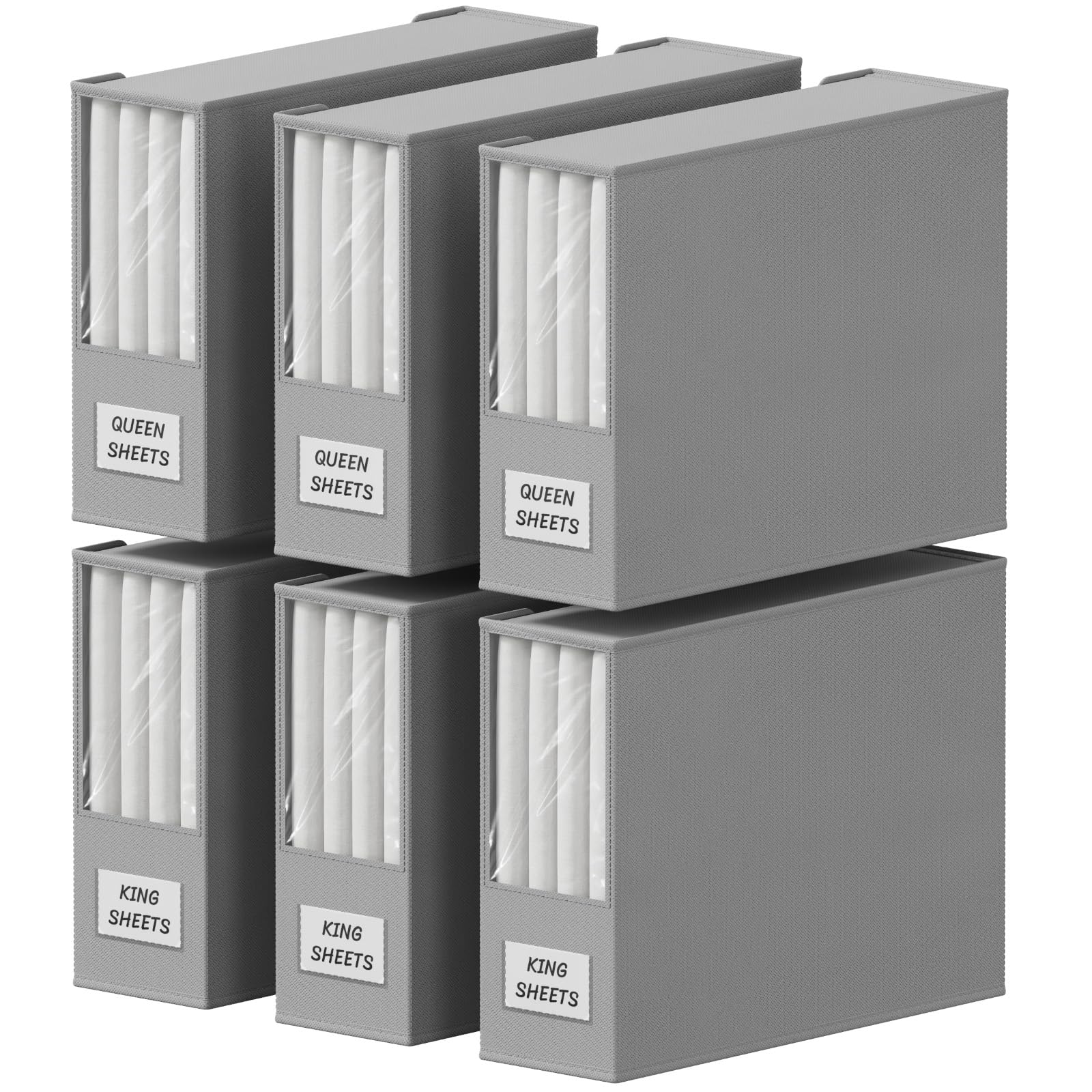Lifewit organizer front view showing neat stacked storage benefit