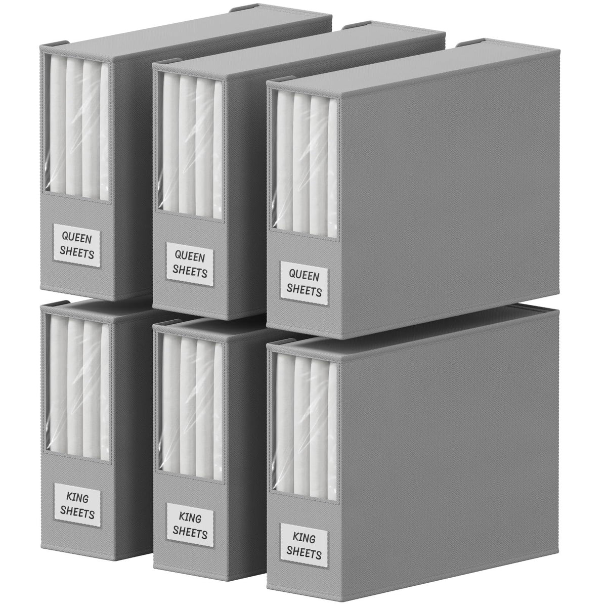 Lifewit organizer front view showing neat stacked storage benefit